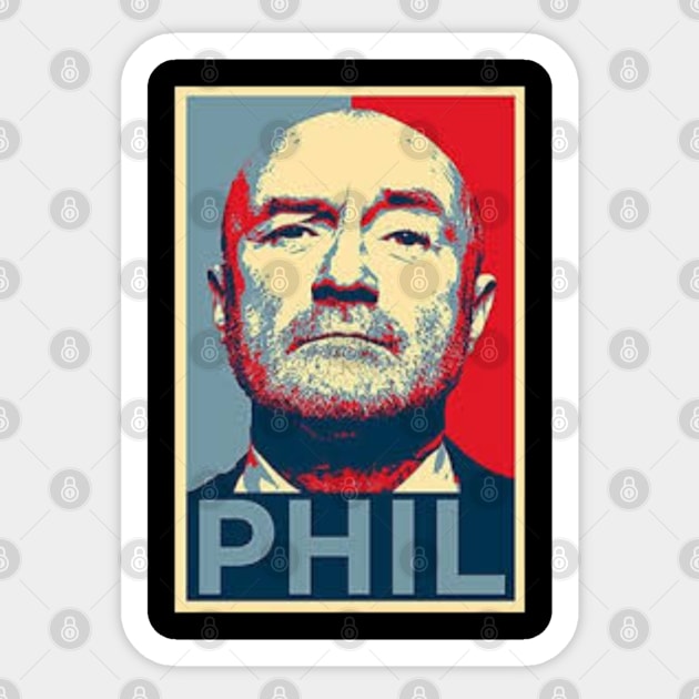 Phil collins///Aesthetic art for fans Sticker by MisterPumpkin